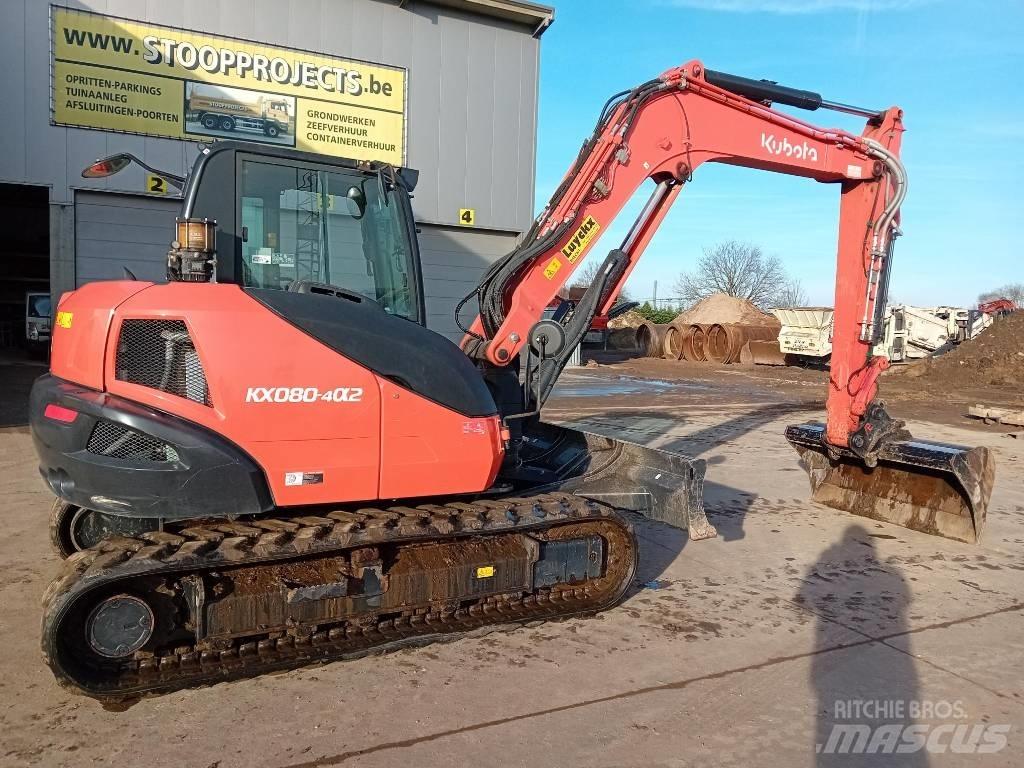 Kubota KX 080 Midibagger  7t - 12t