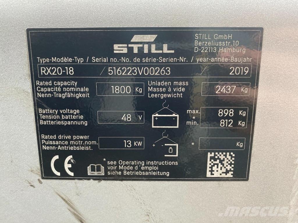 Still RX20-18 Elektro Stapler