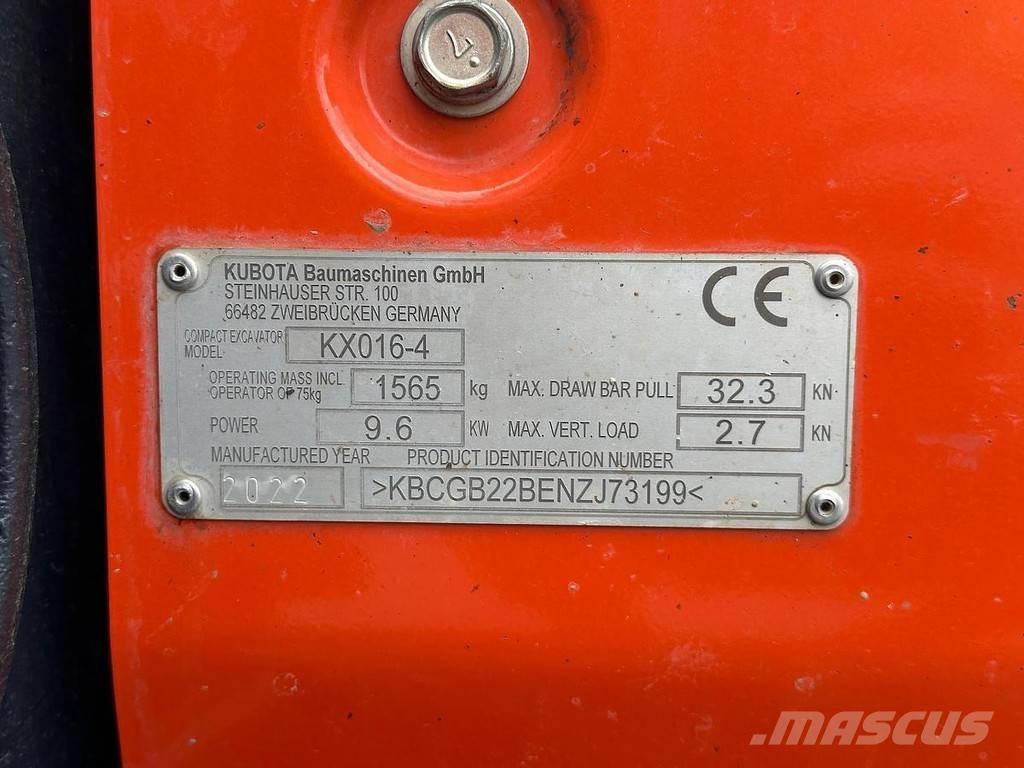 Kubota KX016-4 Minibagger < 7t