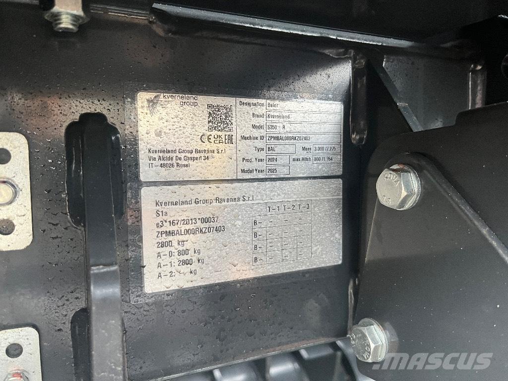 Kverneland 6350R Rundballenpressen