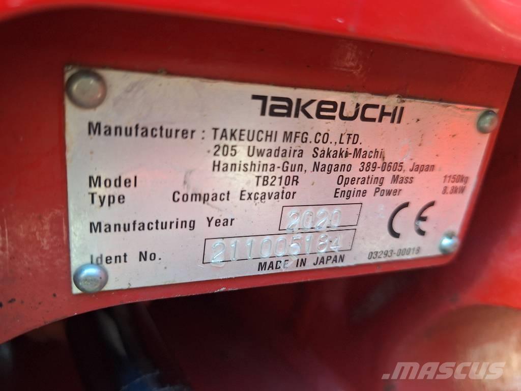 Takeuchi TB 210 R Minibagger < 7t
