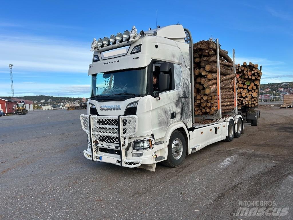 Scania R 650 Holzfahrzeuge