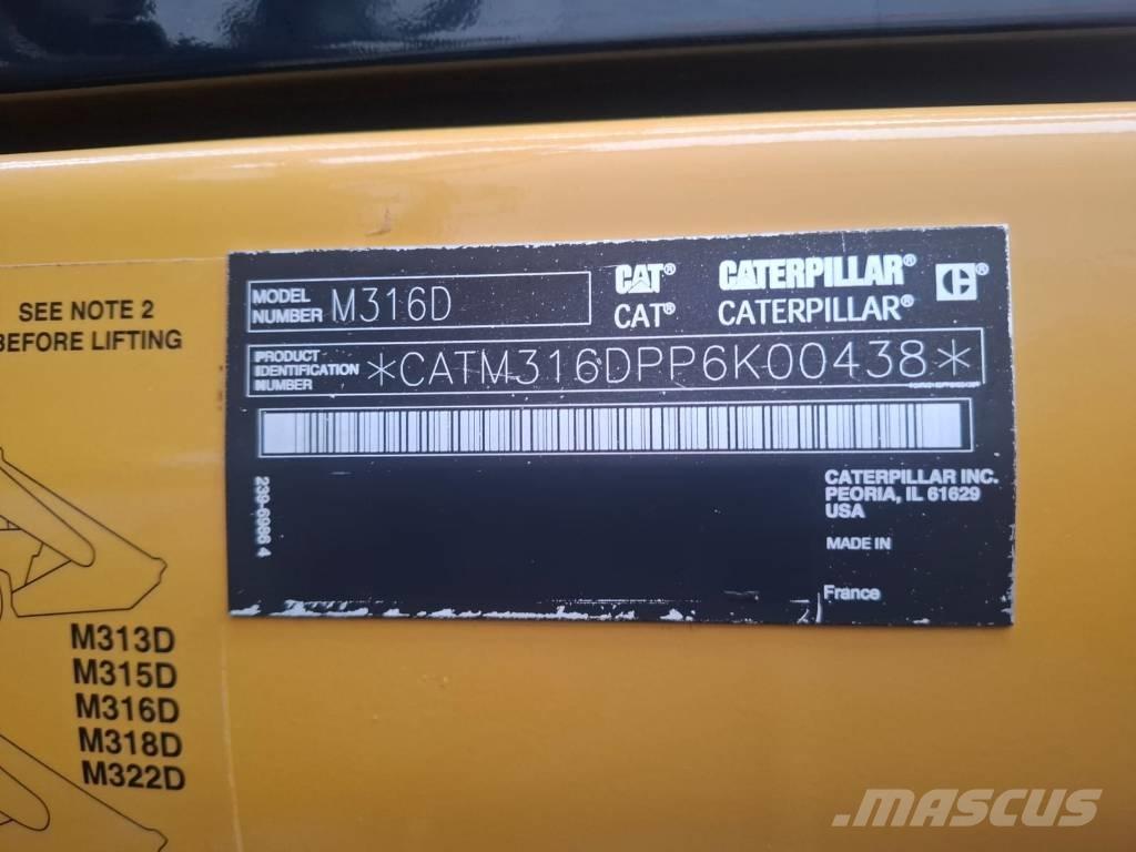 CAT M 316 D Mobilbagger