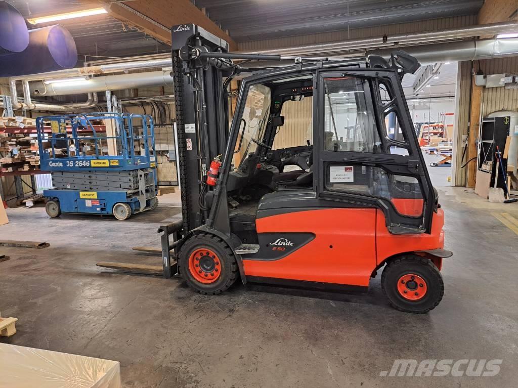 Linde E50HL-01 Elektro Stapler