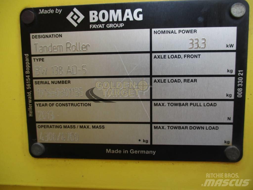 Bomag BW 138 AD-5 Tandemwalzen