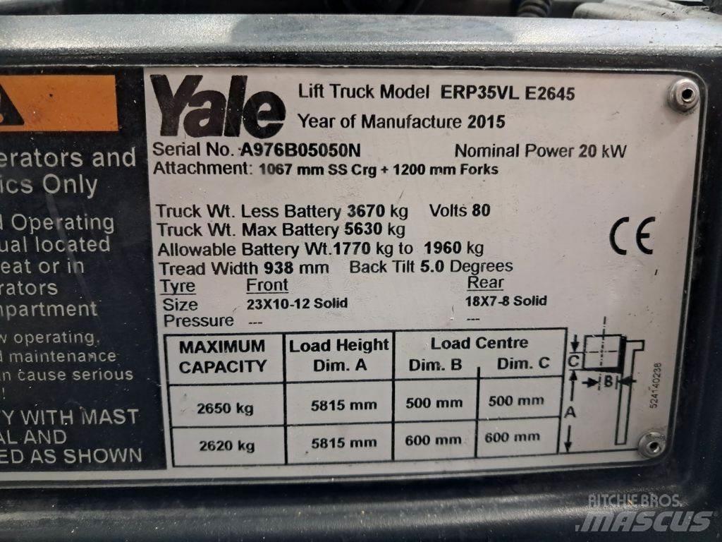 Yale ERP35VL Elektro Stapler