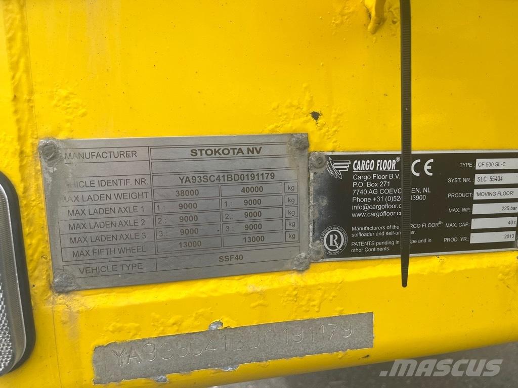 STOKOTA CargoFloor Holzabfallauflieger