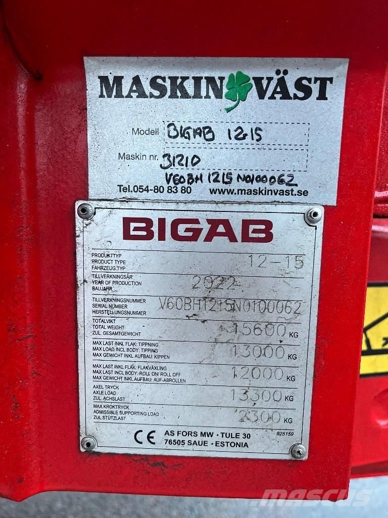 Bigab 12-15 Allzweckanhänger