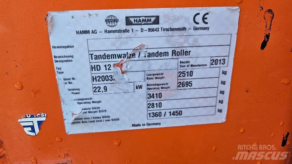 Hamm HD 12 VV Tandemwalzen