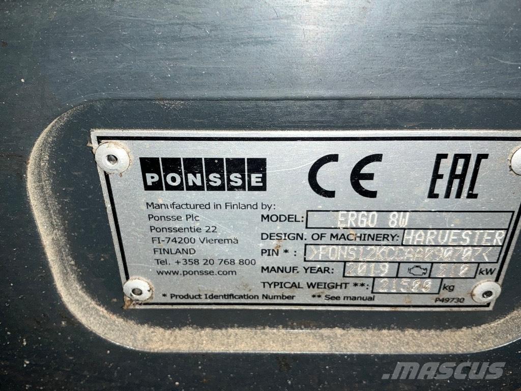Ponsse ERGO 8W Harvester