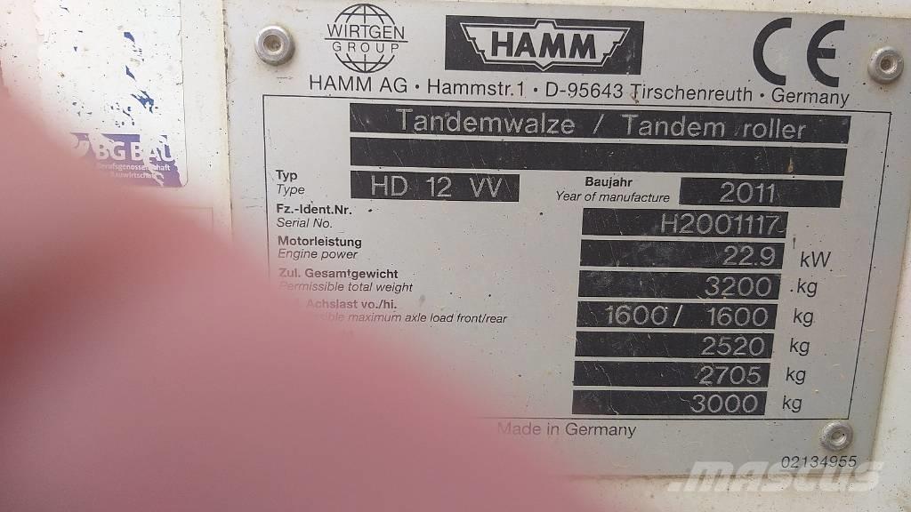 Hamm HD 12 VV Tandemwalzen