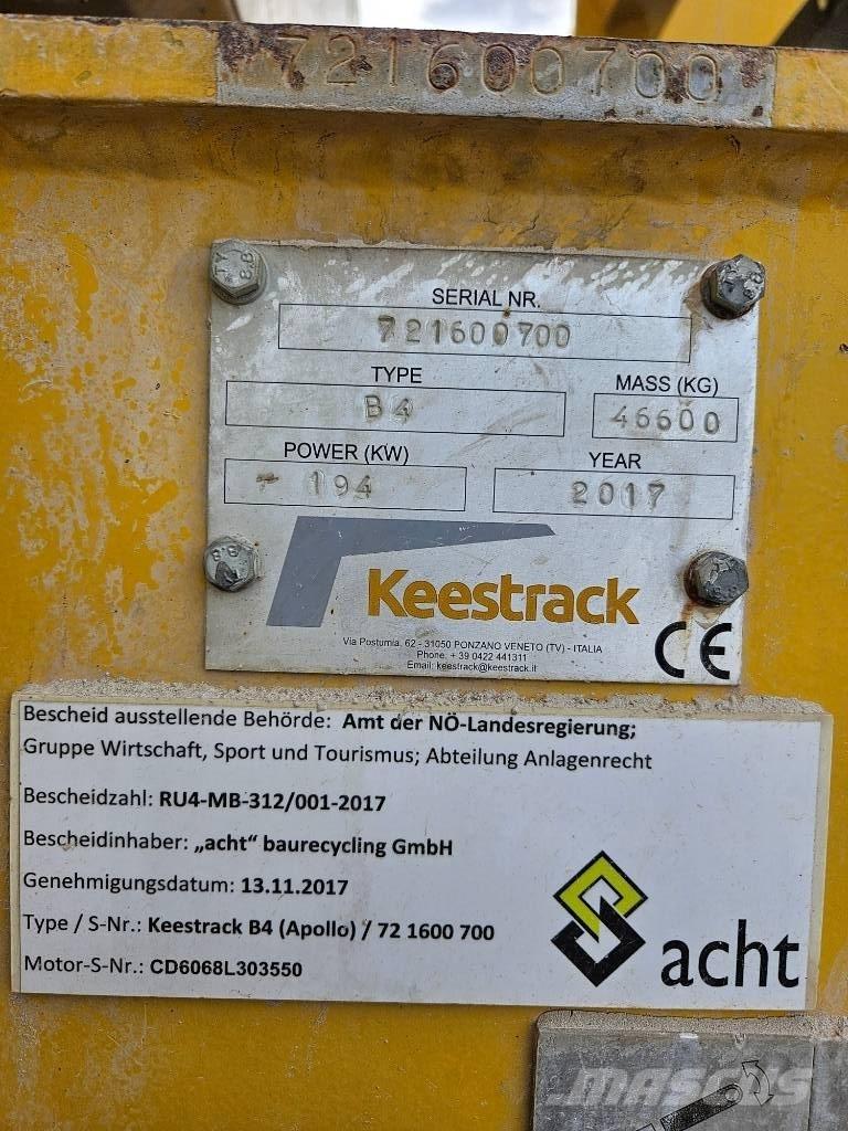 Keestrack B 4 Mobile Brecher