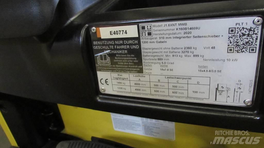 Hyster J1.6XNT MWB Elektro Stapler