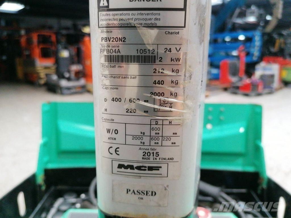 Mitsubishi PBV20N2 Niedergabelstapler