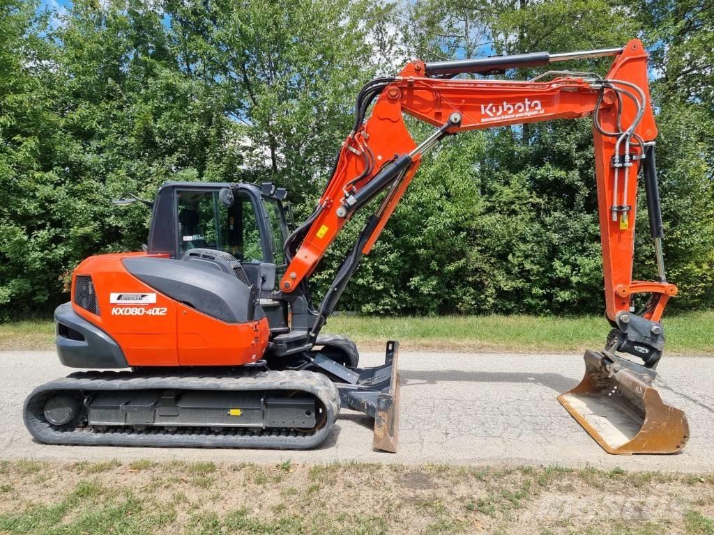 Kubota KX 080-4a2 Midibagger  7t - 12t