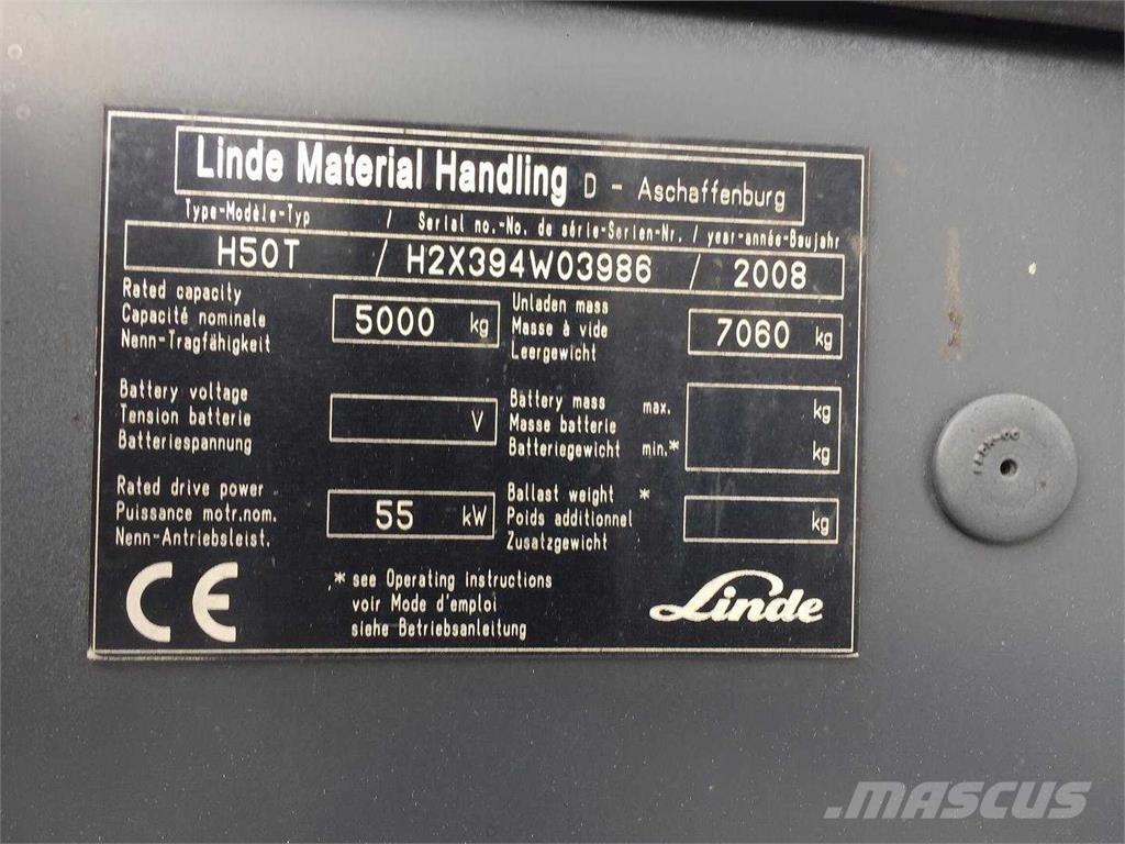 Linde H50T Gas Stapler