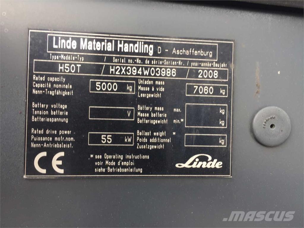 Linde H50T Gas Stapler