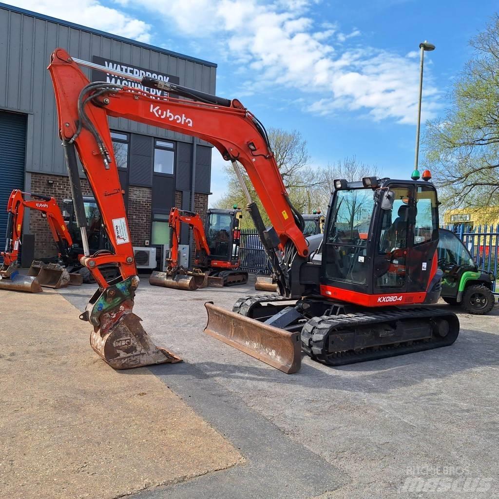 Kubota KX080-4 Midibagger  7t - 12t