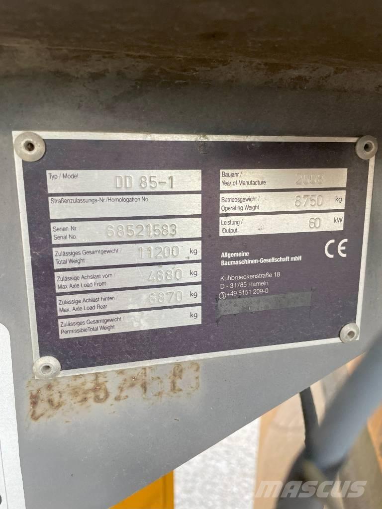 Volvo DD 85 Tandemwalzen