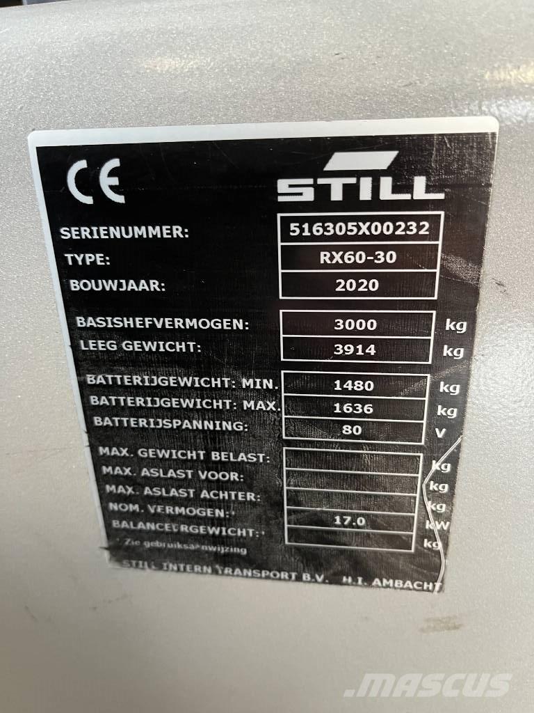 Still RX 60-30 Elektro Stapler
