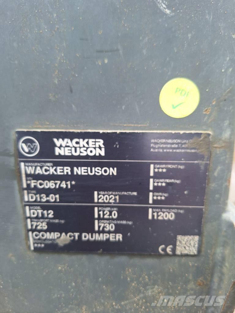 Wacker Neuson DT 12 Raupendumper