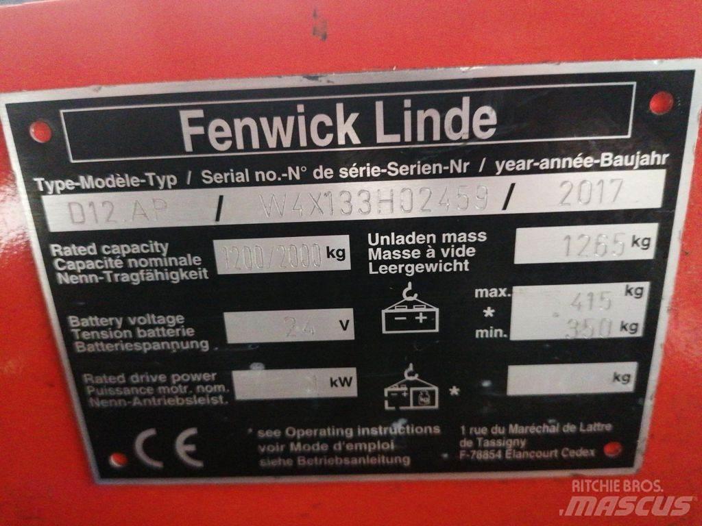 Linde D12AP Deichselstapler