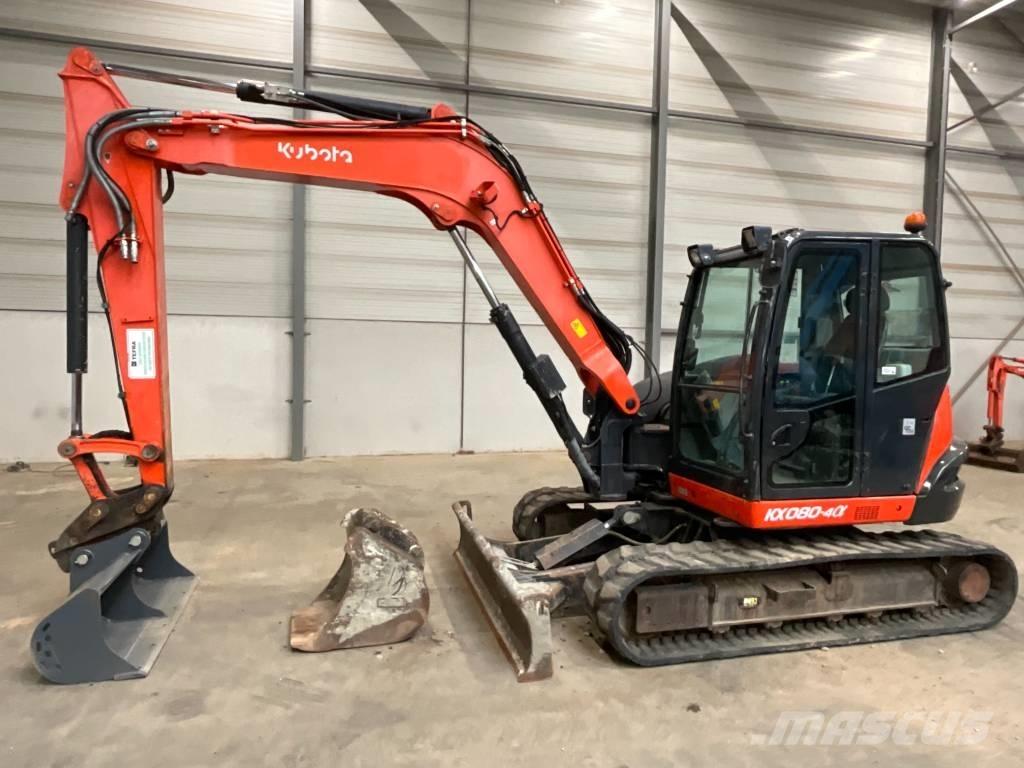 Kubota KX 080-4 A Midibagger  7t - 12t