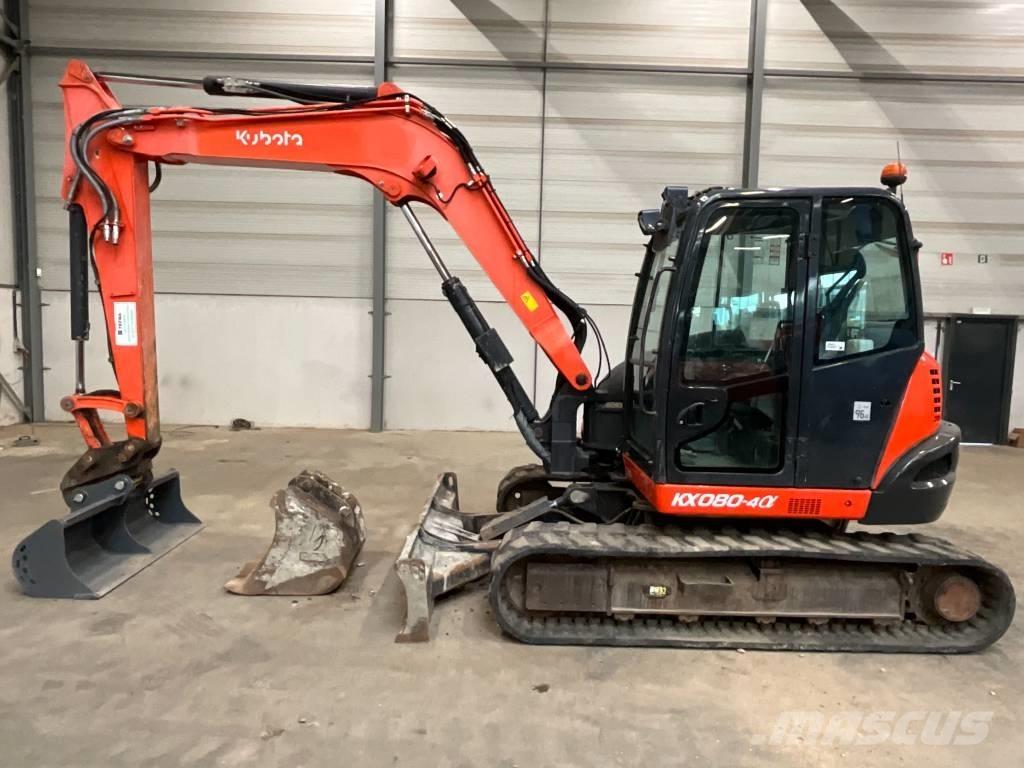 Kubota KX 080-4 A Midibagger  7t - 12t