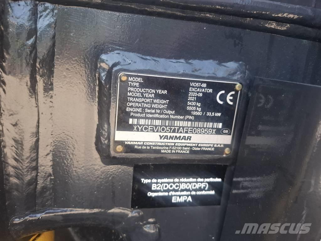 Yanmar vio 57-6B Minibagger < 7t