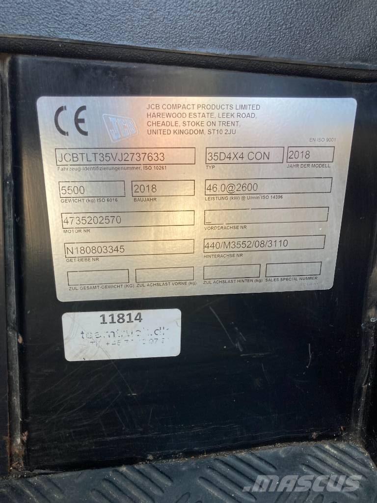 JCB TLT 35 D 4x4 Teleskoplader