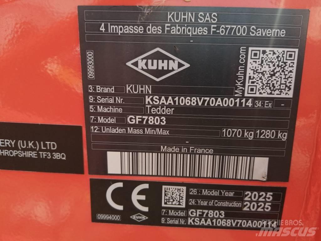 Kuhn GF7803 Kreiselheuer/-wender