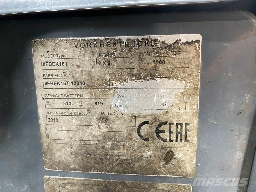 Toyota 8FBEK16T Elektro Stapler