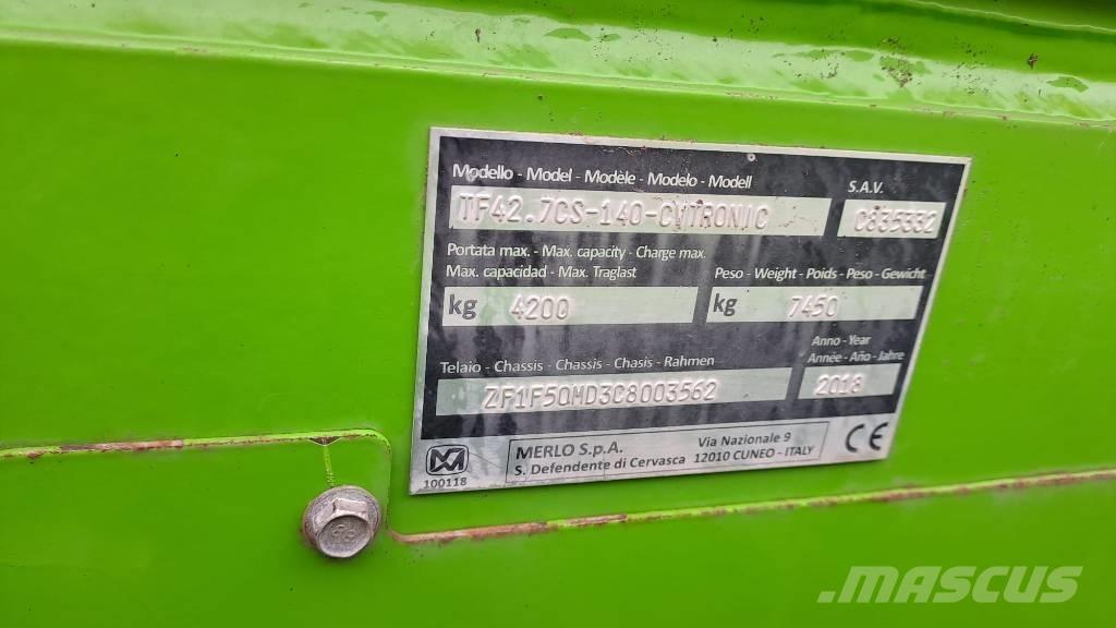 Merlo TF 42.7 CS-140 Teleskop-Radlader