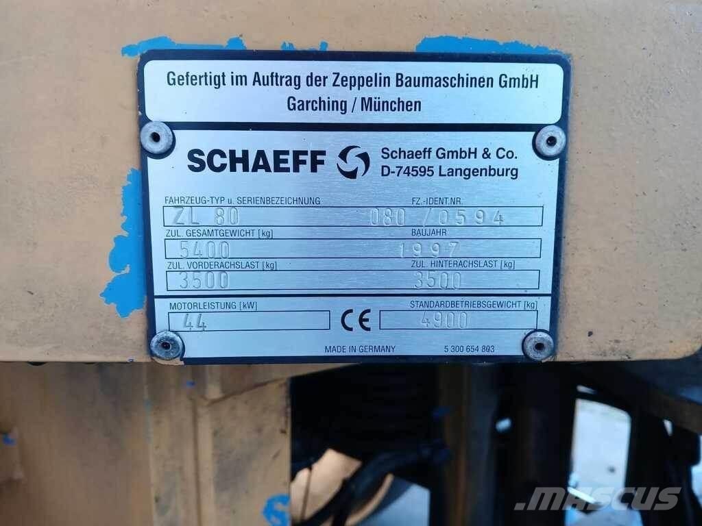 Schaeff ZL 80 Radlader