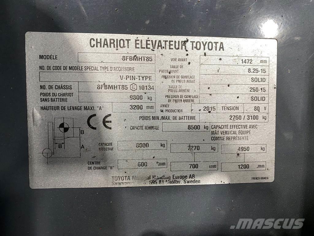 Toyota 8FBMHT85 Elektro Stapler