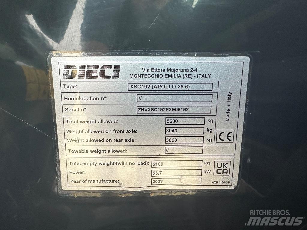 Dieci Apollo 26.6 Teleskoplader