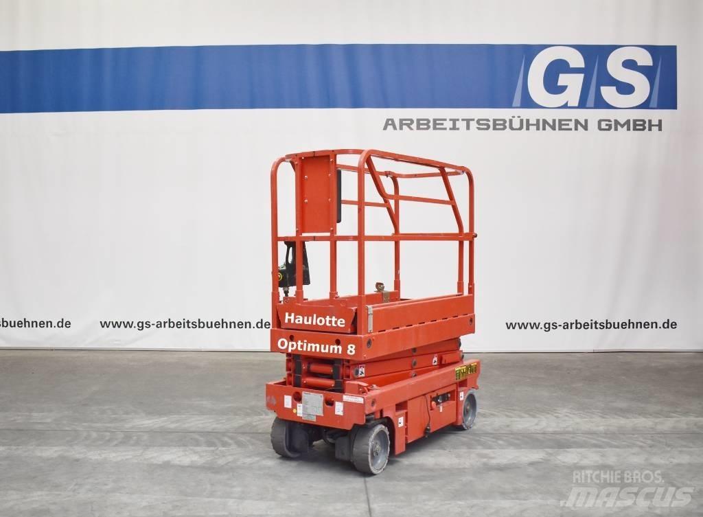 Haulotte Optimum  8 Scheren-Arbeitsbühnen