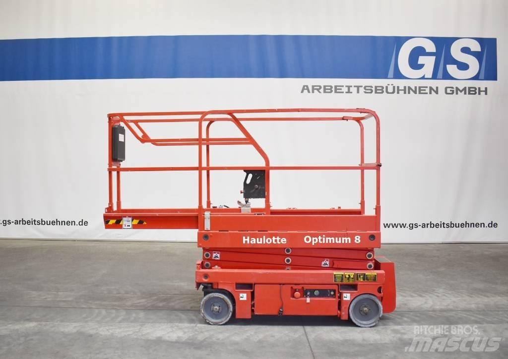 Haulotte Optimum  8 Scheren-Arbeitsbühnen