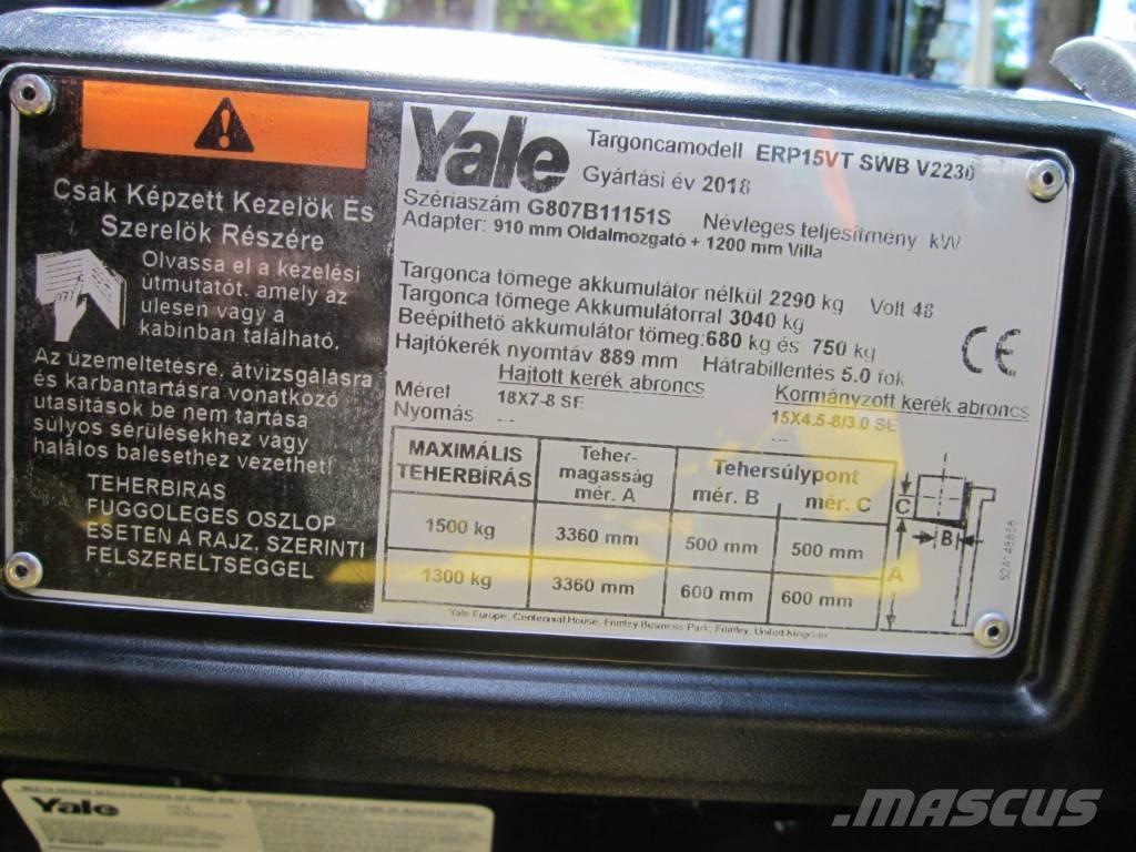 Yale ERP15VT Elektro Stapler