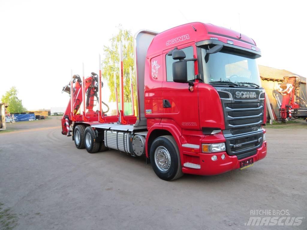 Scania R 500 Holzfahrzeuge