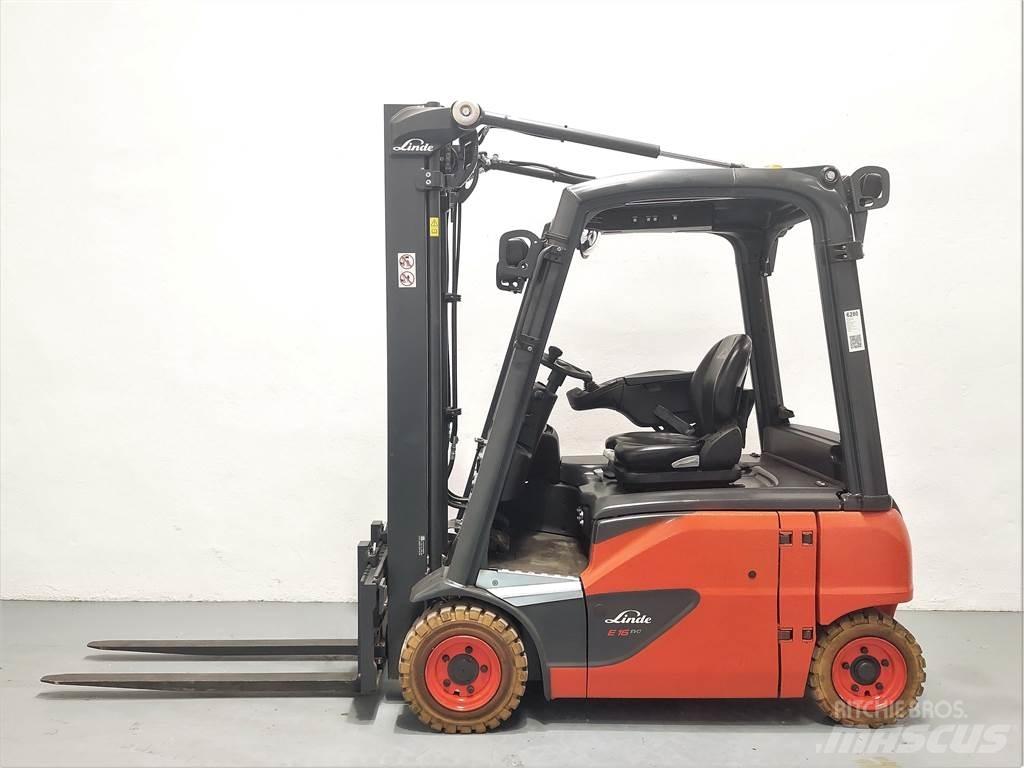 Linde E16P 02 Elektro Stapler