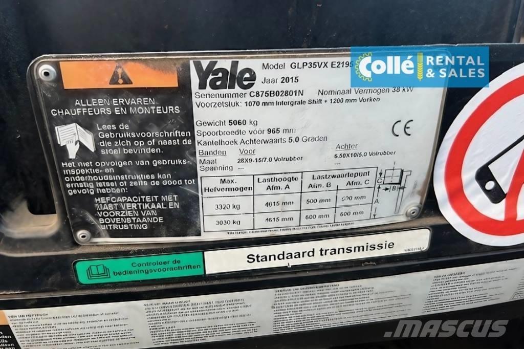 Yale GLP 35 VX | 2015 Gas Stapler