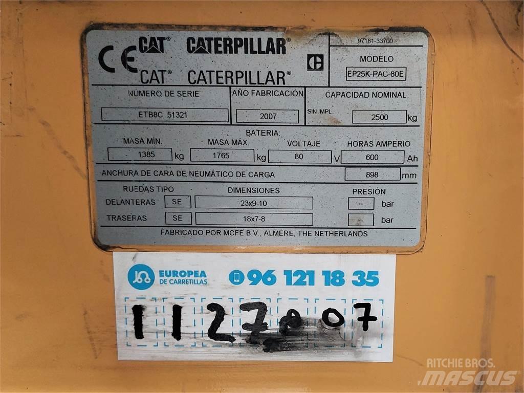 CAT EP25K PAC Elektro Stapler