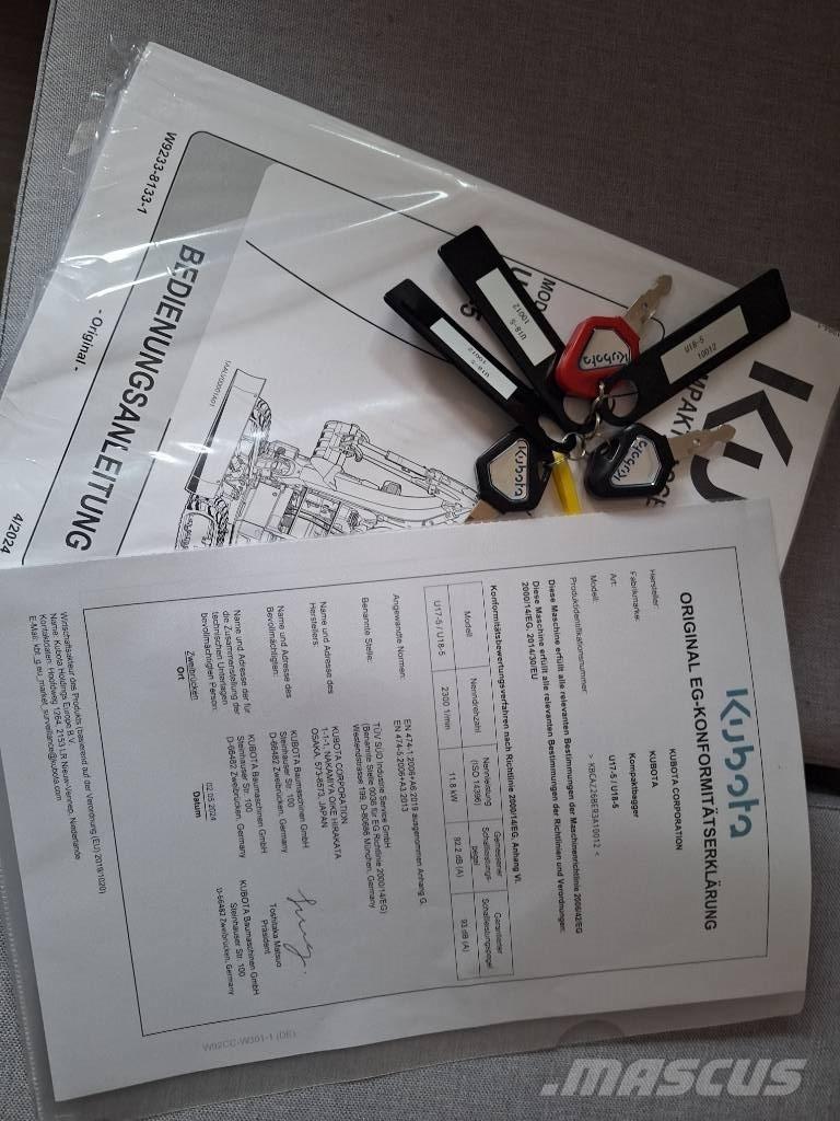 Kubota U 18-5 Minibagger < 7t