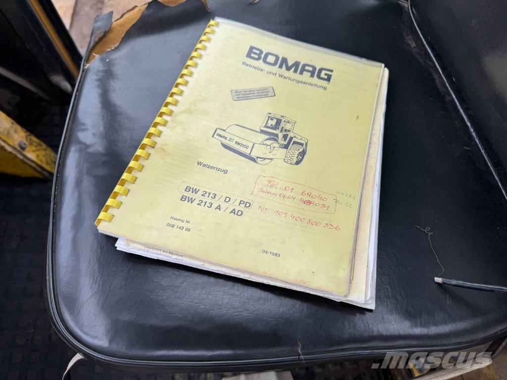 Bomag BW 213 D Walzenzüge