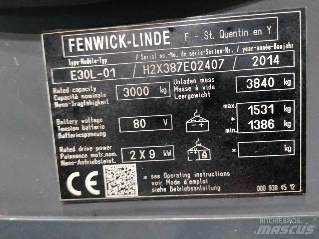 Linde E30L-01 Elektro Stapler