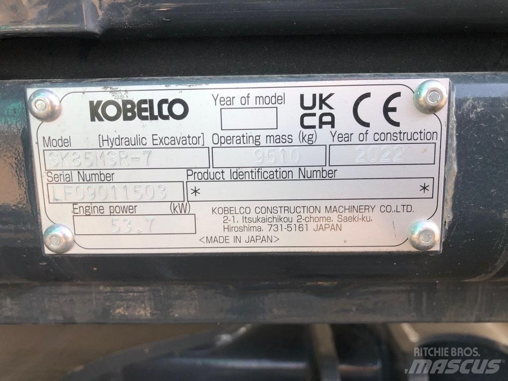 Kobelco SK85MSR-7 Midibagger  7t - 12t