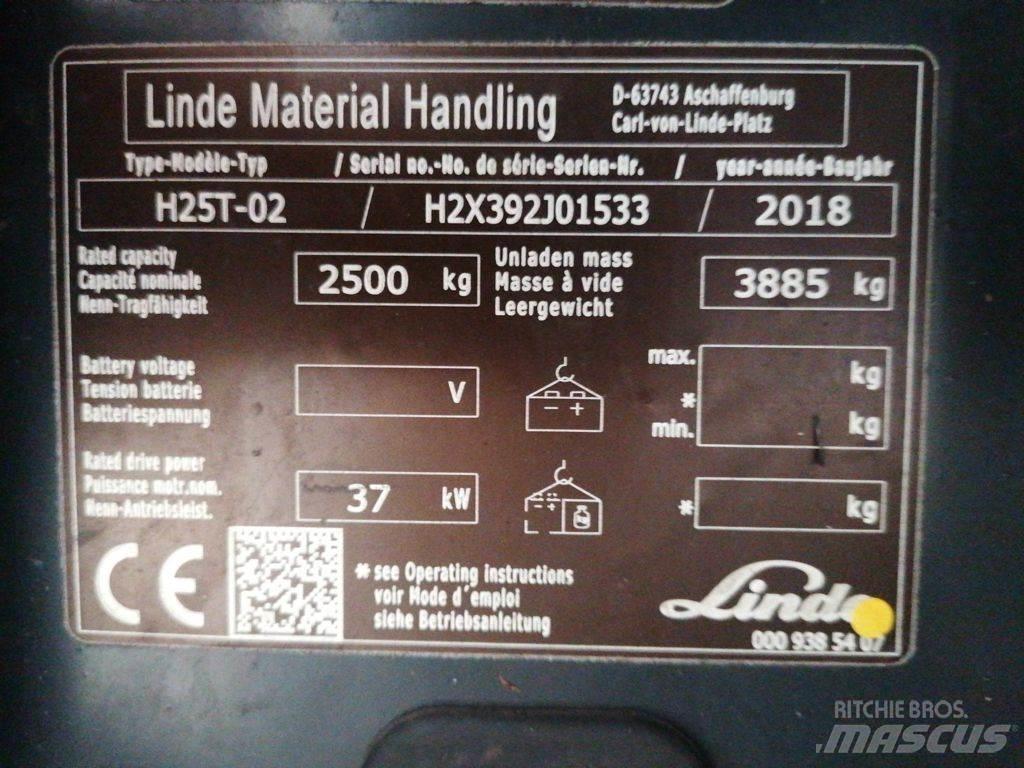 Linde H25T-02 Gas Stapler