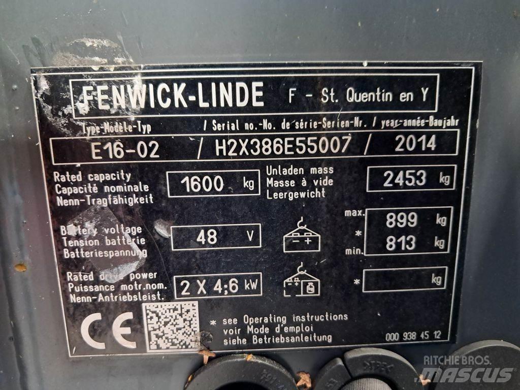 Linde E16-02 Elektro Stapler