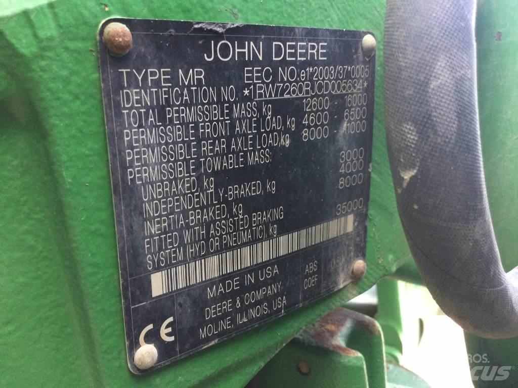 John Deere 7260R Traktoren